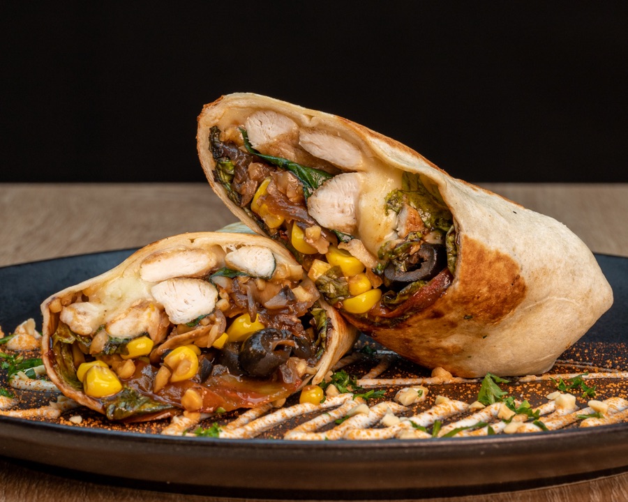 VEGGIE WRAP CON POLLO