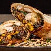 Veggie wrap con pollo - Restaurante Atrium